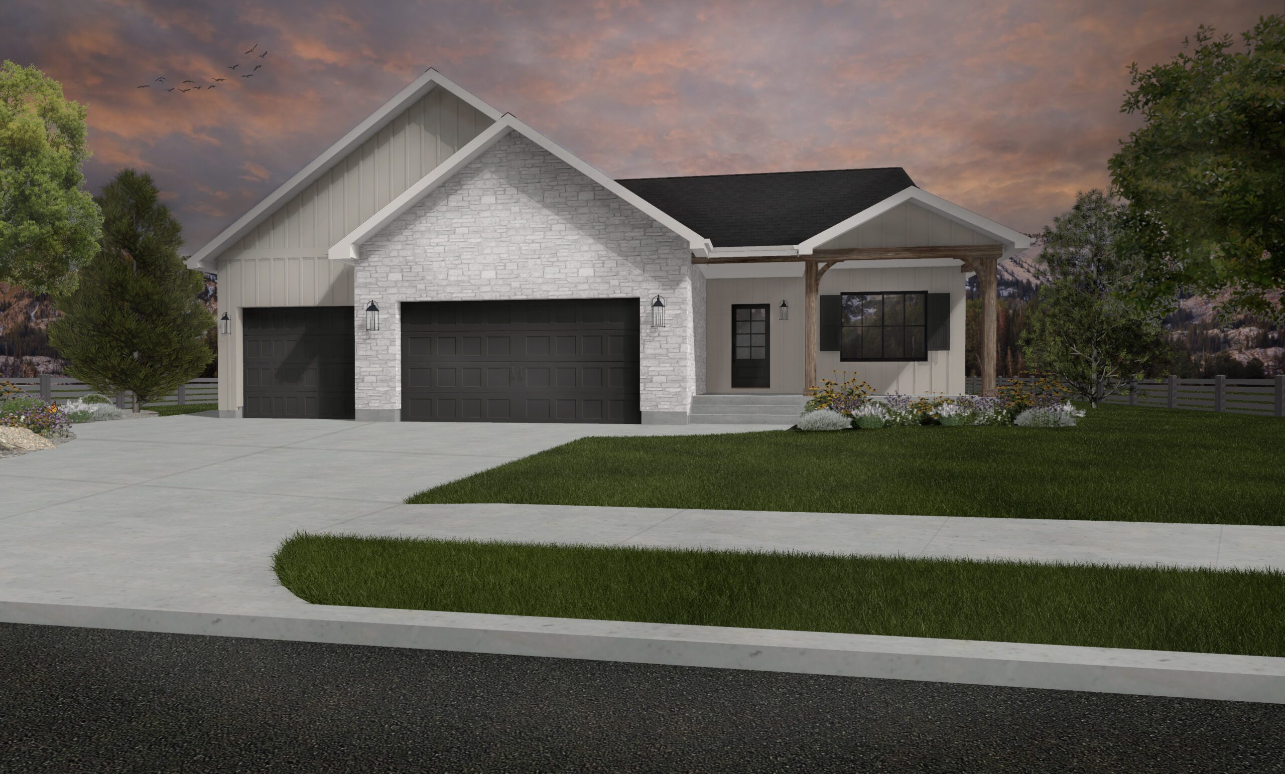 Christensen Custom Home Rendering