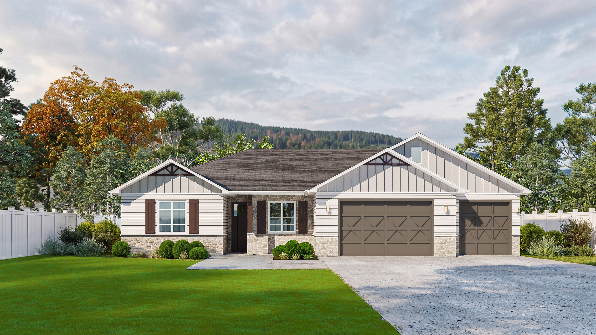 johnson floor plan exterior rendering